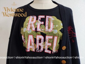 ヴィヴィアンウエストウッドHAPPY BEARSプリントクラシックロンTサイズ03VivienneWestwood REDLABEL 長袖 カットソー 黒