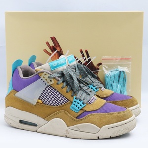 27cm NIKE × UNION Air Jordan 4 SP Desert Moss DJ5718-300 ナイキ ユニオン エアジョーダン4 デザートモス スニーカー