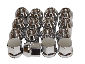 ショート ホイールナット 09 M12P1.25-19HEX 16個セット Wheel Nut Lug Bolt 送料込 CX-0393 