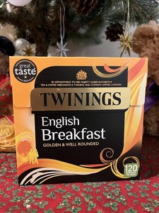 どどーんと120個入毎朝ミルクティで!「イングリッシュ・ブレックファストTWININGS」30個×4袋＝120個　ティーバッグ