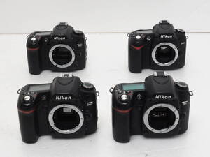 ★訳あり大特価★ AF 一眼レフデジカメ NIKONボディ 4台セット D80×3 / D90 #TA6465