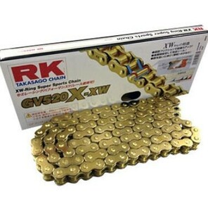 アールケー・ジャパン RKチェーン GV520XXW-120 ED.GOLD ゴールド