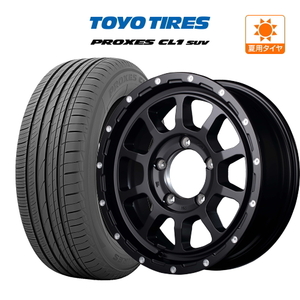 ジムニー用 サマー ホイール 4本セット MID ナイトロパワー M10 パーシングJ TOYO プロクセス PROXES CL1 SUV 175/80R16