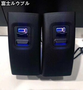 アルファード ヴェルファイア 30系 レクサス LM300 増設USBポート USB急速充電ポート 後席専用 ★ブラック★