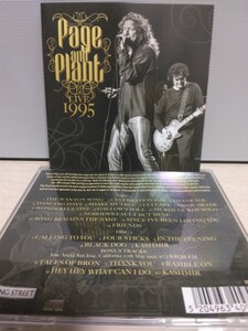 ☆PAGE AND PLANT☆LIVE 1995【輸入盤国内仕様盤】ジミー・ペイジ ＆ ロバート・プラント 2CD デジリマ盤 ライヴ・イン・ジョージア