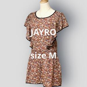 ジャイロ　JAYRO 花柄　フリルミニワンピ