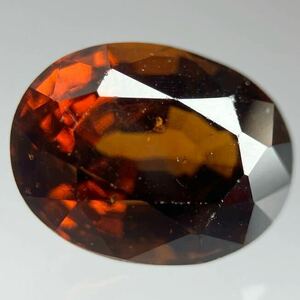 ［天然グロッシュラーガーネット6.209ct］U 約11.7×9.3mmルース 裸石 宝石 ジュエリー garnet jewelry 