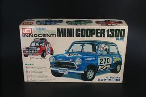 未組立★IMAI イマイ 1/20 イノチェンティ ミニクーパー 青★0986 ミニ MINI 1300 未開封 廃番 絶版 当時物 プラモデル プラモ 昭和 レトロ