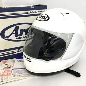 Arai ASTRO-TR フルフェイスヘルメット 除菌消臭済 ホワイト Mサイズ オートバイ ツーリング ライディング バイカー バイク用品 ◇TA1384