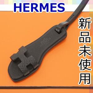 【新品未使用】エルメス　HERMES オラン ナノ バッグ　チャーム ブラック　黒　キーホルダー　ガーデンパーティ等に　1147