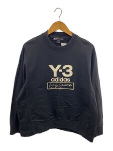 Y-3◆スウェット/M/コットン/BLK/fj0432