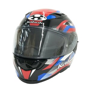 【1円】ＯＧＫ KABUTO オージーケーカブト フルフェイスヘルメット KAMUI3 STAR ブラック系 M [240101255361]