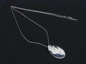 1円 ■美品■ TIFFANY＆Co ティファニー エルサペレッティ マドンナ SV925 ネックレス ペンダント アクセサリー シルバー系 AW5643