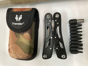 送料無料（USED品）Traveler マルチツール　匿名配送、送料出品者負担