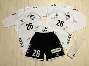 2023 京都産業大学 サッカー部 選手支給 実使用 公式戦用 AWAY 2nd ユニフォーム 4点セット 26番 /関西学生リーグ王者/インカレ準優勝