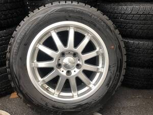 ダンロップ ウインターマックス WM01 冬タイヤ 215/60R16 95Q TAS JAPAN C-WORKS MS-1 16*6.5J H2 5穴 PCD112 4本 欧州車 ザビートルなど