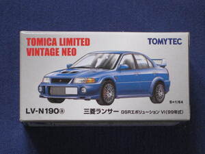 1/64 TOMYTEC トミーテック トミカリミテッドヴィンテージ neo LV-N190a 三菱 ランサー GSR エボリューション VI (99年式)