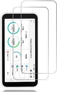 【二枚】FOR Galaxy 5G Mobile Wi-Fi SCR01 用のガラスフィルム for Galaxy 5G Mobi