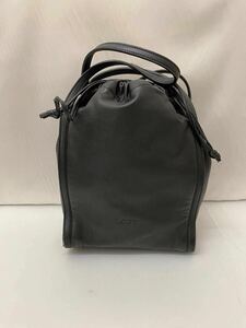 20241104【LOEWE】ロエベ 巾着 ハンドバッグ レザー ブラック