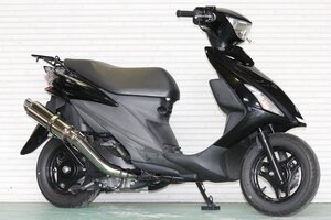 HMS スズキ アドレスV125 BC-CF46A 2005年～2008年モデル対応 バイクマフラー M-DX ステンレス シルバーカラー マフラー バイク用 201-011