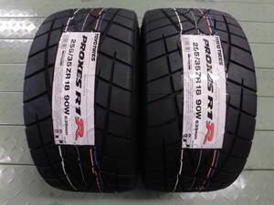 特価◆2本 国産新品タイヤ 24年製 255/35ZR18 90W(255/35-18)トーヨー TOYO プロクセスR1R ドリフト サーキット ハイグリップ