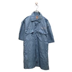 Dickies 半袖 無地シャツ ディッキーズ L ブルー ポケット 古着卸 アメリカ仕入 a606-5094