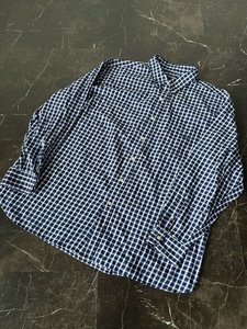 (50) CHAPS B.D.S ブルーチェックシャツ 3XL 80s 90s 00s USA VINTAGE vintage ヴィンテージ ビンテージ ボロ 