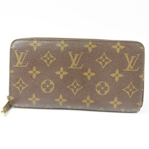 96515★1円スタート★LOUIS VUITTON ルイヴィトン 中極美品 ジッピー ヴィンテージ モノグラム ラウンドファスナー長財布 PVC ブラウン