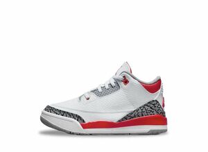 Nike PS Air Jordan 3 Retro "Fire Red" 22cm DM0966-160