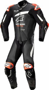 サイズ US 44 / EU 54 - ブラック/ホワイト - ALPINESTARS アルパインスターズ GP プラス v4 レザー スーツ