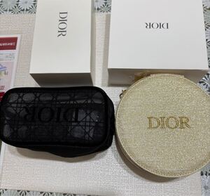 Dior ディオール オリジナル ノベルティ 化粧ポーチのセット ディオール ノベルティ