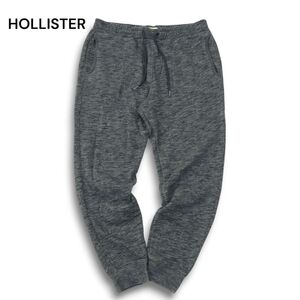 HOLLISTER ホリスター 裏起毛★ スウェット イージー ストレッチ ジョガー パンツ Sz.M　メンズ ネイビー　A4B05009_A#Q