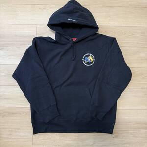 国内正規品 SUPREME シュプリーム Duck Down Redcords Hooded Black ダック タウン レコーズ フーディー ブラック パーカー Lサイズ