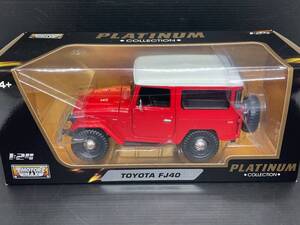 トヨタ FJ40 1/24 レッド モーターマックス MOTORMAX ミニカー