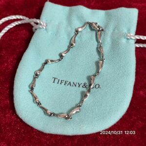 1000円〜 SILVER925 SV925 TIFFANY & Co. ティファニー 雫 ドロップ ブレスレット アクセサリー シルバー 送料無料