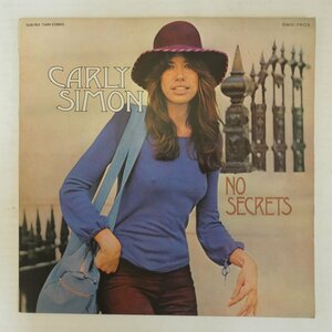 46072167;【国内盤】Carly Simon / No Secrets うつろな愛