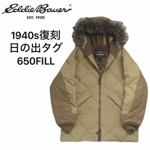 40s名作復刻 Eddie Bauer 1943 GEDDES PARKA 650フィル ダウンジャケット ミリタリー 軍物 メンズM エディバウアー ビンテージ 2411267