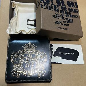 激レア！！ abingdon boys school 本革二つ折り財布 READY OR ORDER コラボ アビングドンボーイズスクール 西川貴教 T.M.Revolution TNNK