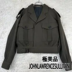 【極美品】 ジョンローレンスサリバン ミリタリージャケット オリーブ S