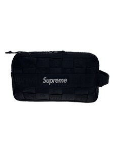 Supreme◆ポーチ/ポリエステル/BLK/yユーティリティバッグ