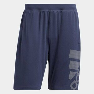 新品 adidas アディダス O 快適素材(吸汗速乾)ハーフパンツ ソフトで伸縮性に優れた生地 シャドーネイビー トレーニング 即決