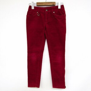 ラルフローレン ストレッチパンツ コーデュロイ 裾ファスナー キッズ 男の子用 10/140/62サイズ レッド RALPH LAUREN