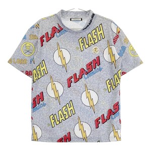 MARK&LONA マークアンドロナ DC THE FLASH ハイネック 半袖Tシャツ スカル 総柄 グレー系 44 [240101189560] ゴルフウェア メンズ