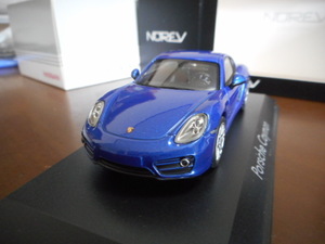 ★★1/43 ノレブ ポルシェ ケイマン ブルー 981 Norev Porsche Cayman Blue 2013 2代目★★