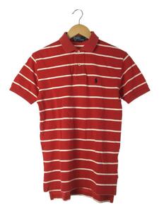 POLO RALPH LAUREN◆ポロシャツ/XS/コットン/RED/ボーダー/MNBLKNIM1I00057