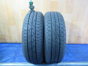 激安即決！エア漏れチェック済み！極上バリ溝9分山！BRIDGESTONE NEXTRY 165/65R13 77S 2022年製！中古2本セット！T008180