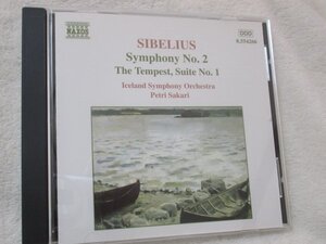 NAXOS //　シベリウス：交響曲第2番、劇音楽「テンペスト」第1組曲 【CD】ペトリ・サカリ指揮/アイスランド交響楽団