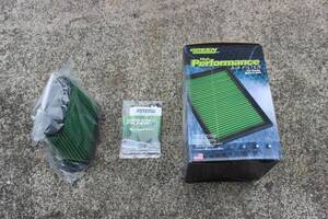 GREEN HIGH PERFOMANCE AIR FILTER green filter グリーンハイパフォーマンス　エアーフィルター　7225 C7 　コルベット　LT1 アメ車