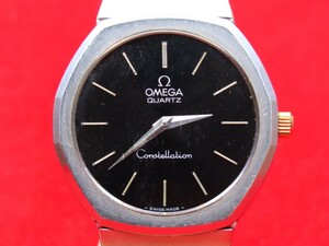 ■♪価格高騰！ 資産価値! 稼働 電池新品 メンズ ビンテージ 高級超レア！ OMEGA オメガConstellation コンステレーション QUATZクオーツ