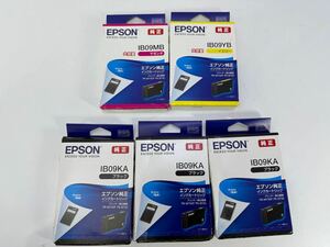 EPSON エプソン純正 インクカートリッジ IB 09 KA/ＭＢ/YB ブラック3個/マゼンタ/イエロー 期限 26.10/27.01 パッケージ傷有り (A290